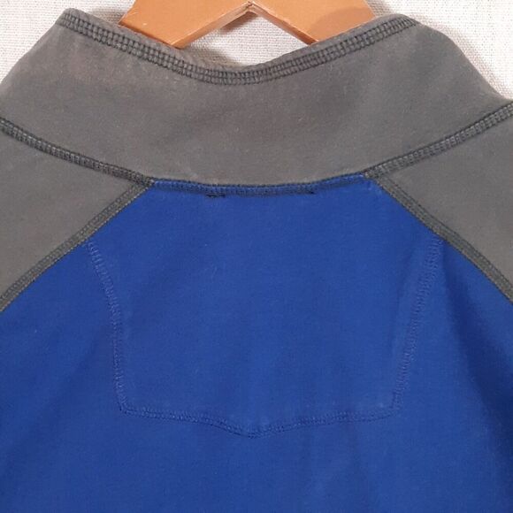 Eddie Bauer Men's FreeDry Athletic Track Shirt Size XL Quarter Zip Colorblock - Picture 7 of 12